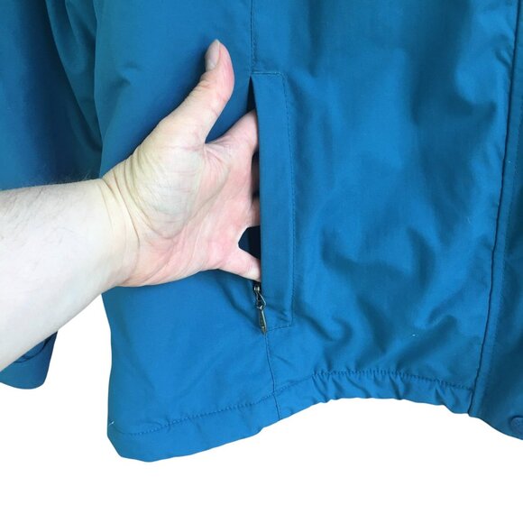 L.L. Bean Fleece Lined Insulated Winter Jacket Women’s Size 1X Nylon Poly Blue - Picture 7 of 13